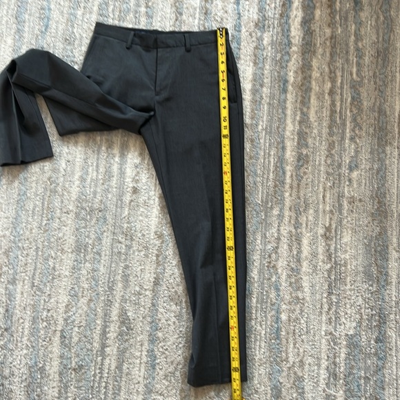 J. Crew Thompson men’s gray Pants tapered tailored modified 29x28.5 wool blend - Picture 5 of 8